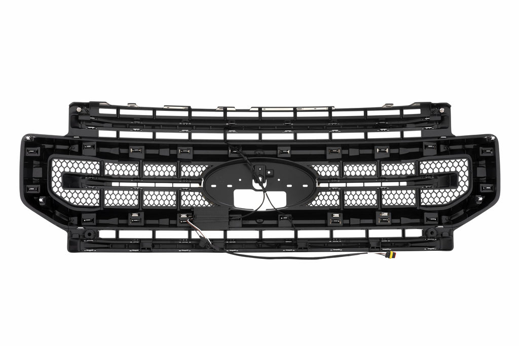 XBG LED Grille: Ford Super Duty (20-22 / Chrome / White DRL)