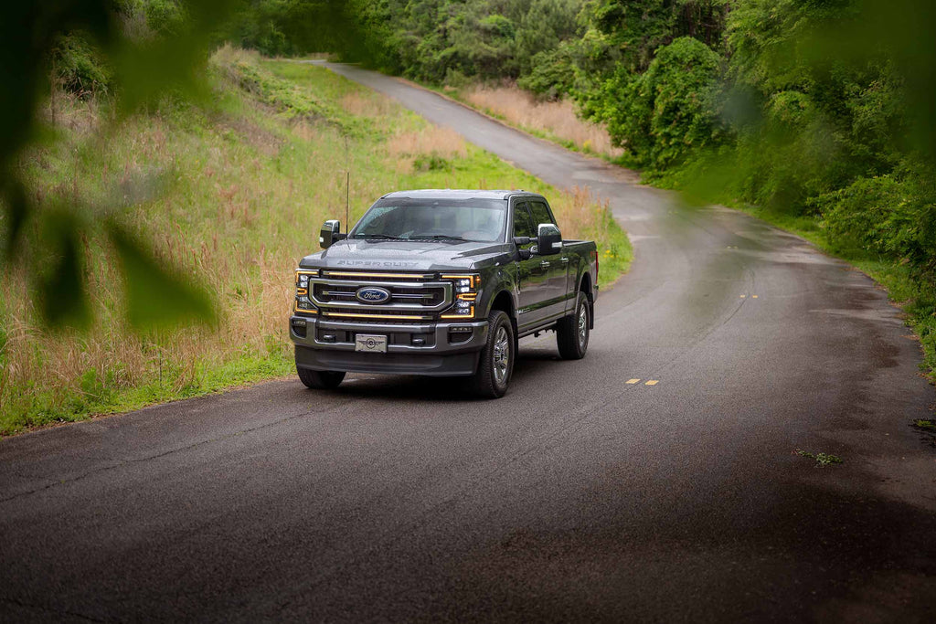 XBG LED Grille: Ford Super Duty (20-22 / Chrome / Amber DRL)
