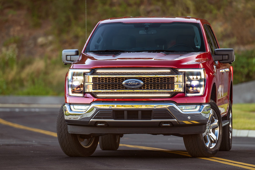 XBG LED Grille: Ford F-150 (21-23 / Chrome / White DRL)