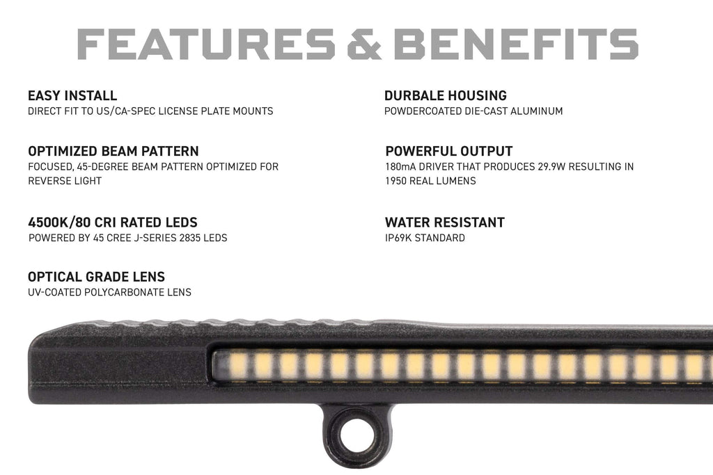 Reverse Light: Backup Light Boost Bar