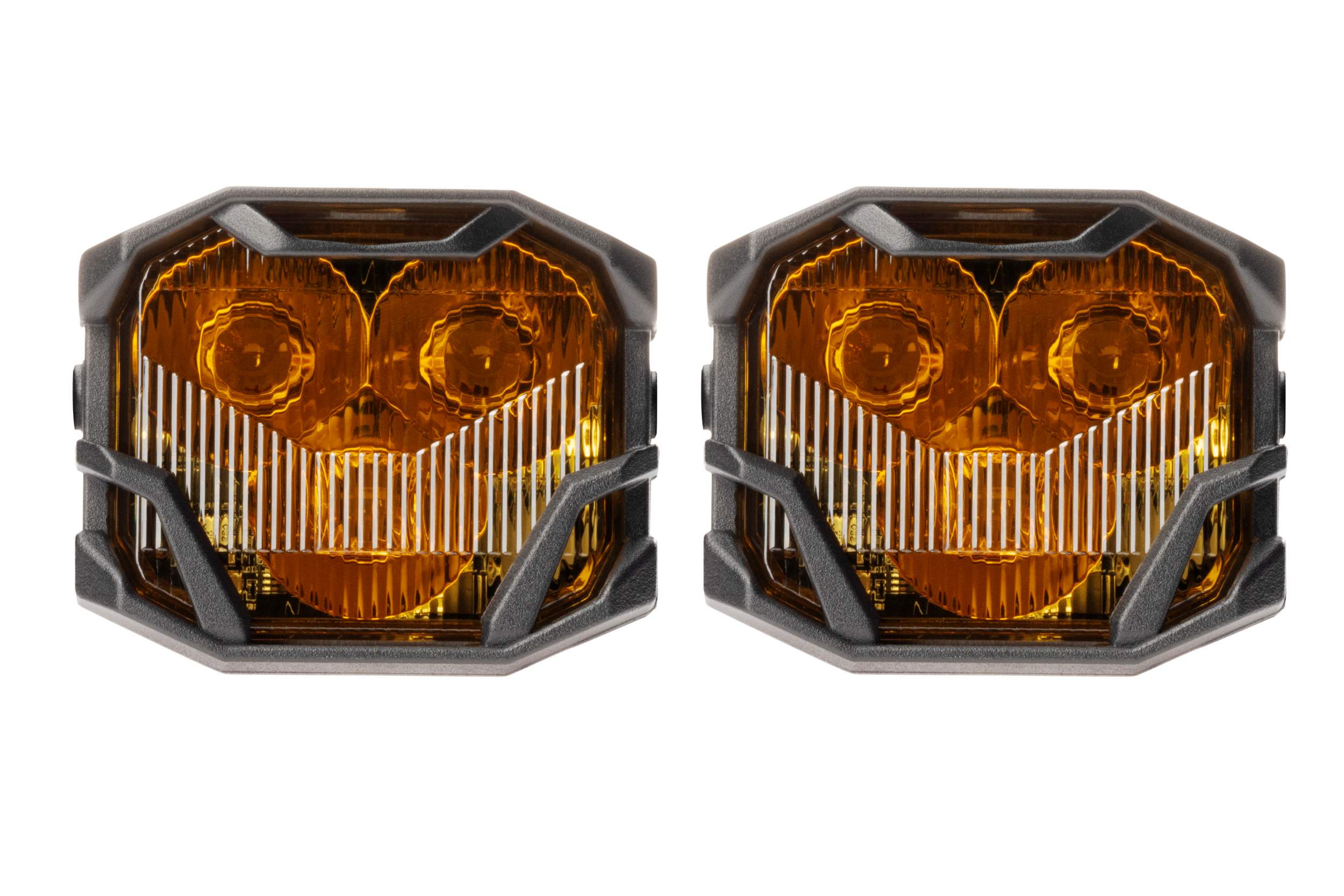 Morimoto 4Banger 2.0 HXB LED Pods (Combo / Yellow / Set)