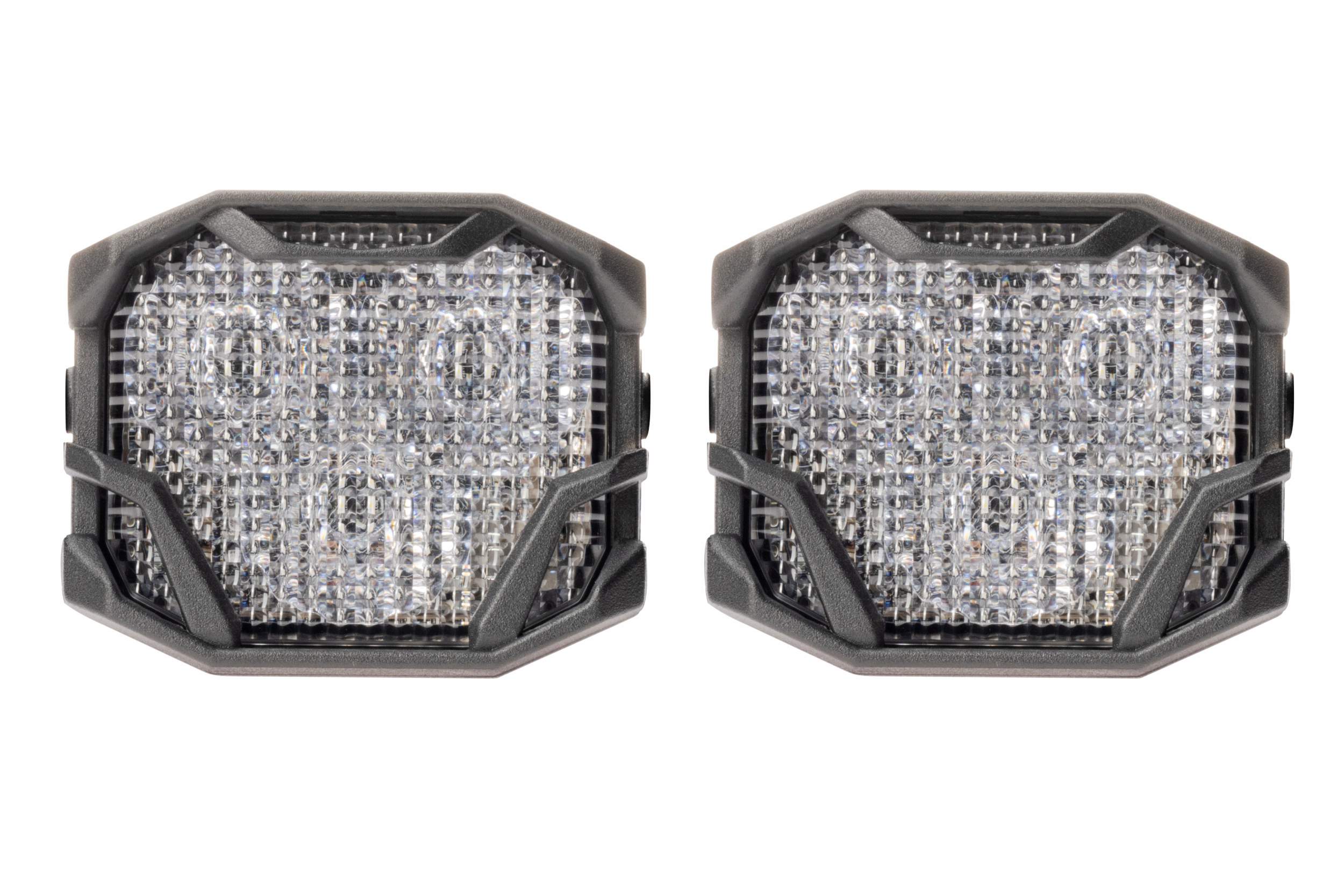 Morimoto 4Banger 2.0 HXB LED Pods (Flood / White / Set)
