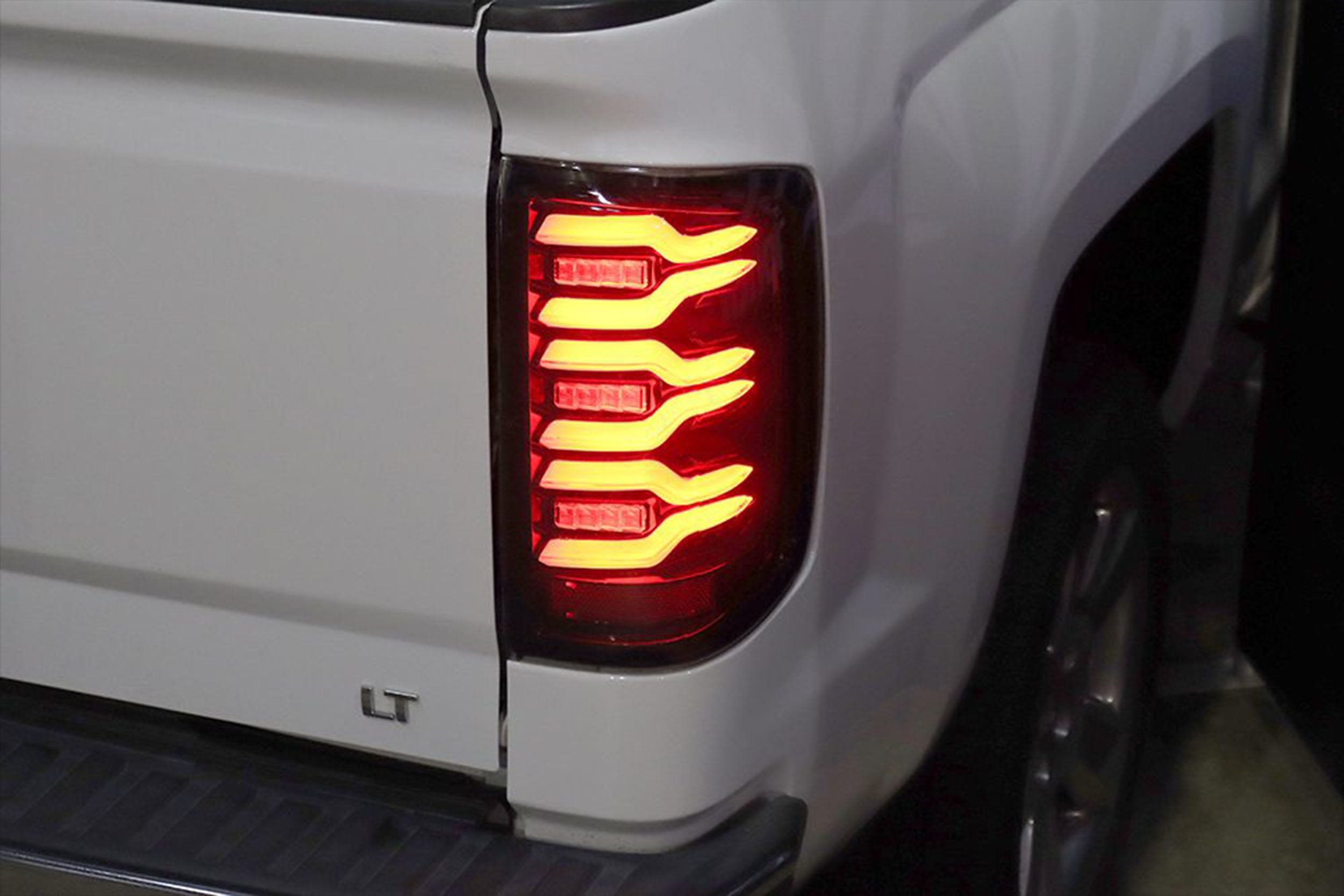 AlphaRex (LUXX-Series) 2014-2018 Chevrolet Silverado LED Tail Lights - Black
