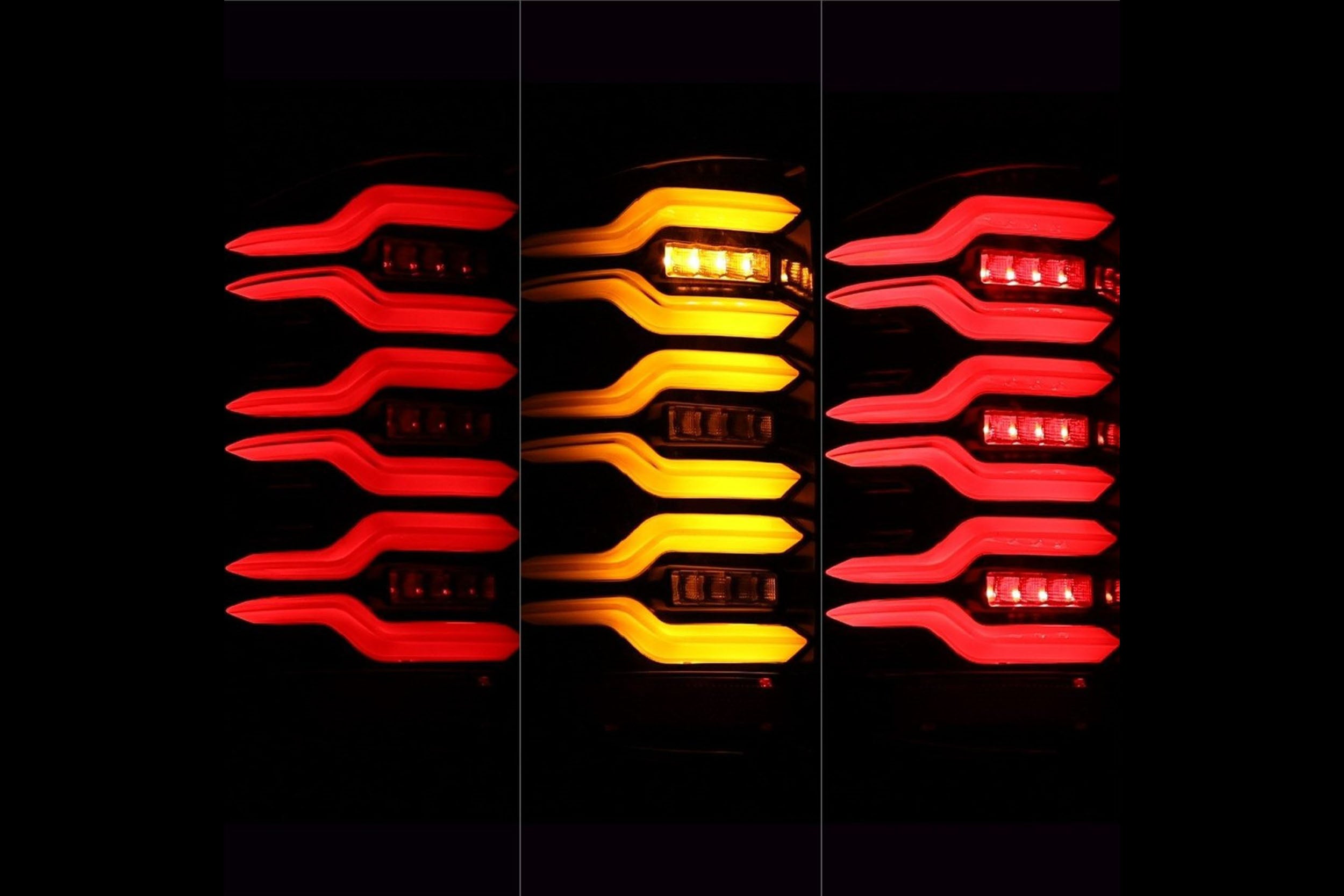 AlphaRex (LUXX-Series) 2014-2018 Chevrolet Silverado LED Tail Lights - Alpha-Black