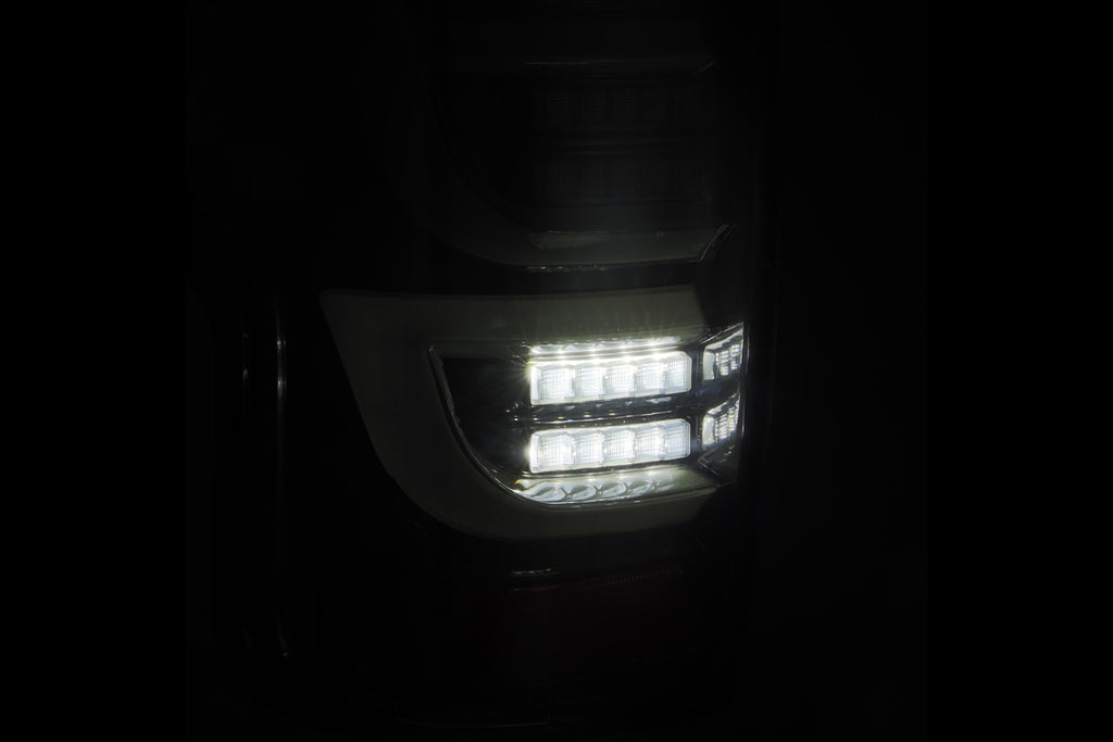 AlphaRex (LUXX-Series) 2007-2013 Toyota Tundra LED Tail Lights - Black-Red