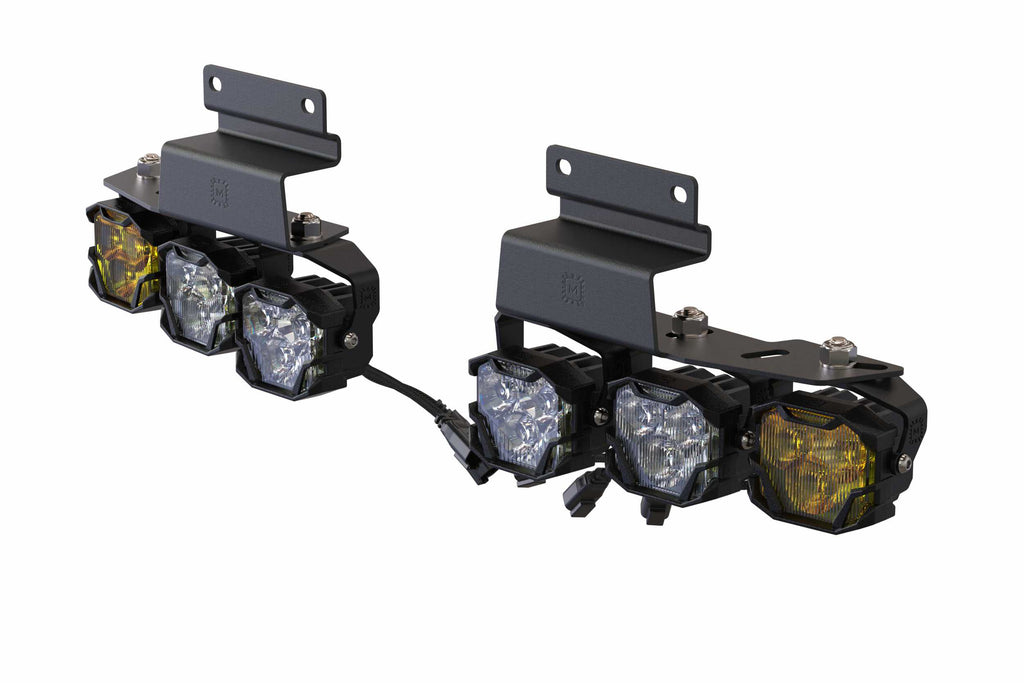 4Banger Triple Fog Kit: 10-14 Raptor (brackets and harness)