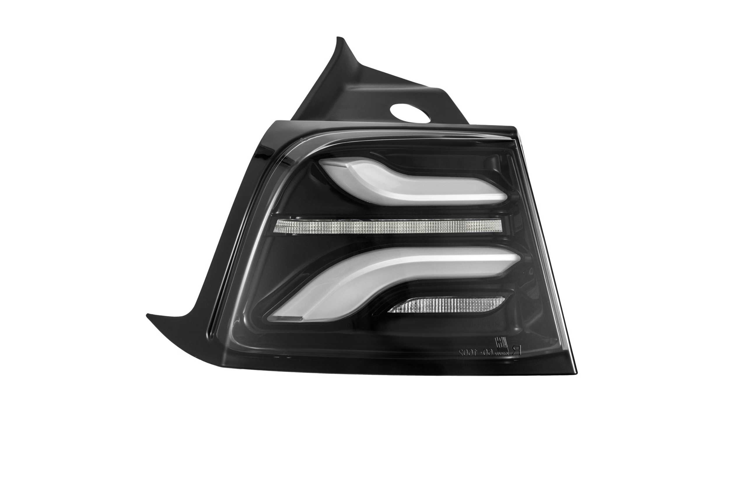 ARex Pro LED Tail Lights: Tesla Model Y LED Tail Lights (w/ Amber Turn Signals) (20-22) - Jet Black