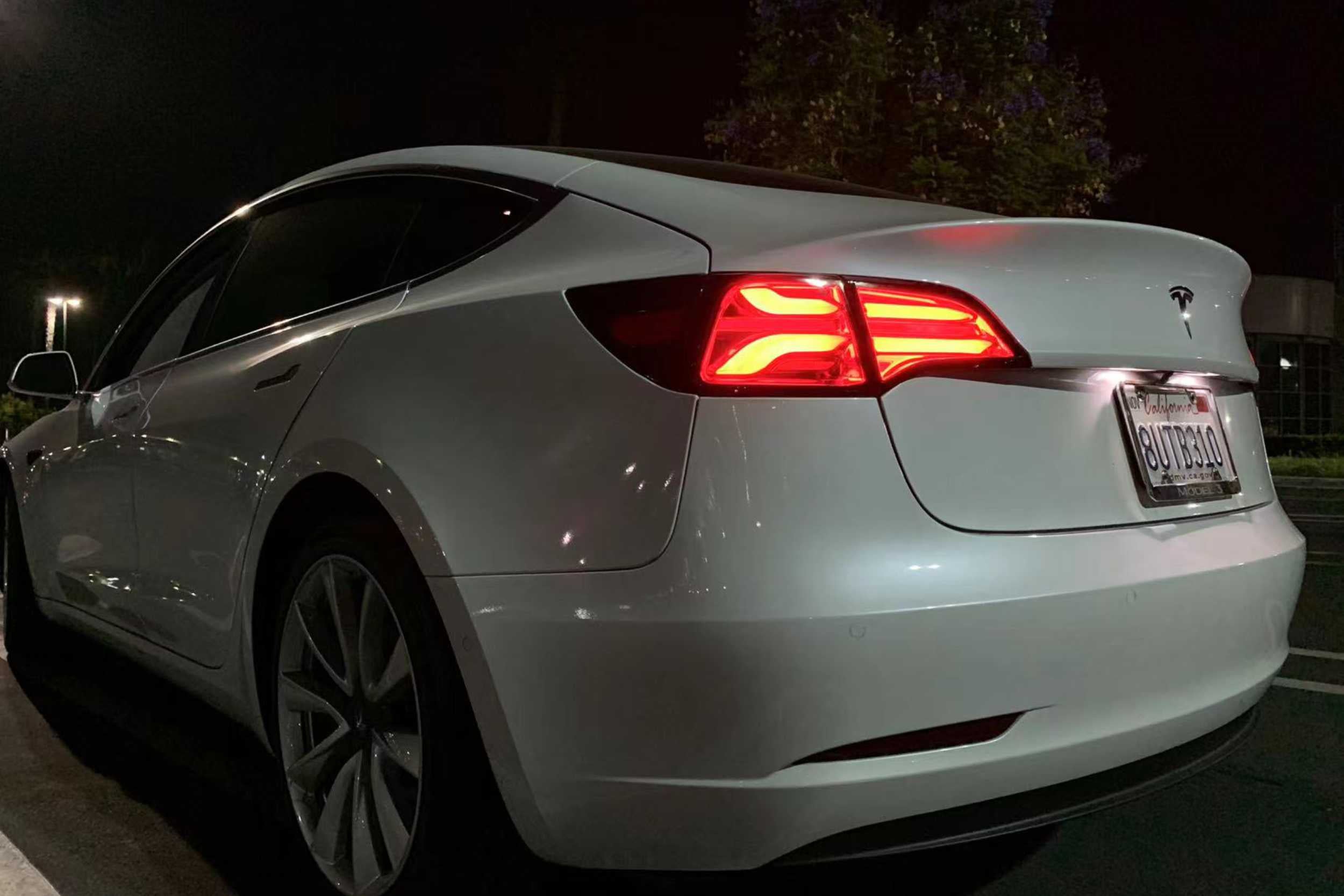 ARex Pro LED Tail Lights: Tesla Model Y LED Tail Lights (w/ Amber Turn Signals) (20-22) - Red