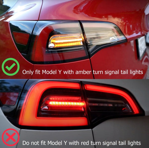 ARex Pro LED Tail Lights: Tesla Model 3 (17-22) / Model Y (w/ Red Turn Signals) (20-22) - Red