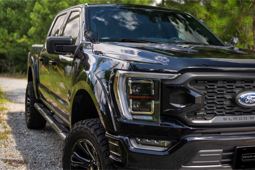 Morimoto 4Banger Ditch Light Kit: 21+ F150 (NCS White SAE Wide Beam)