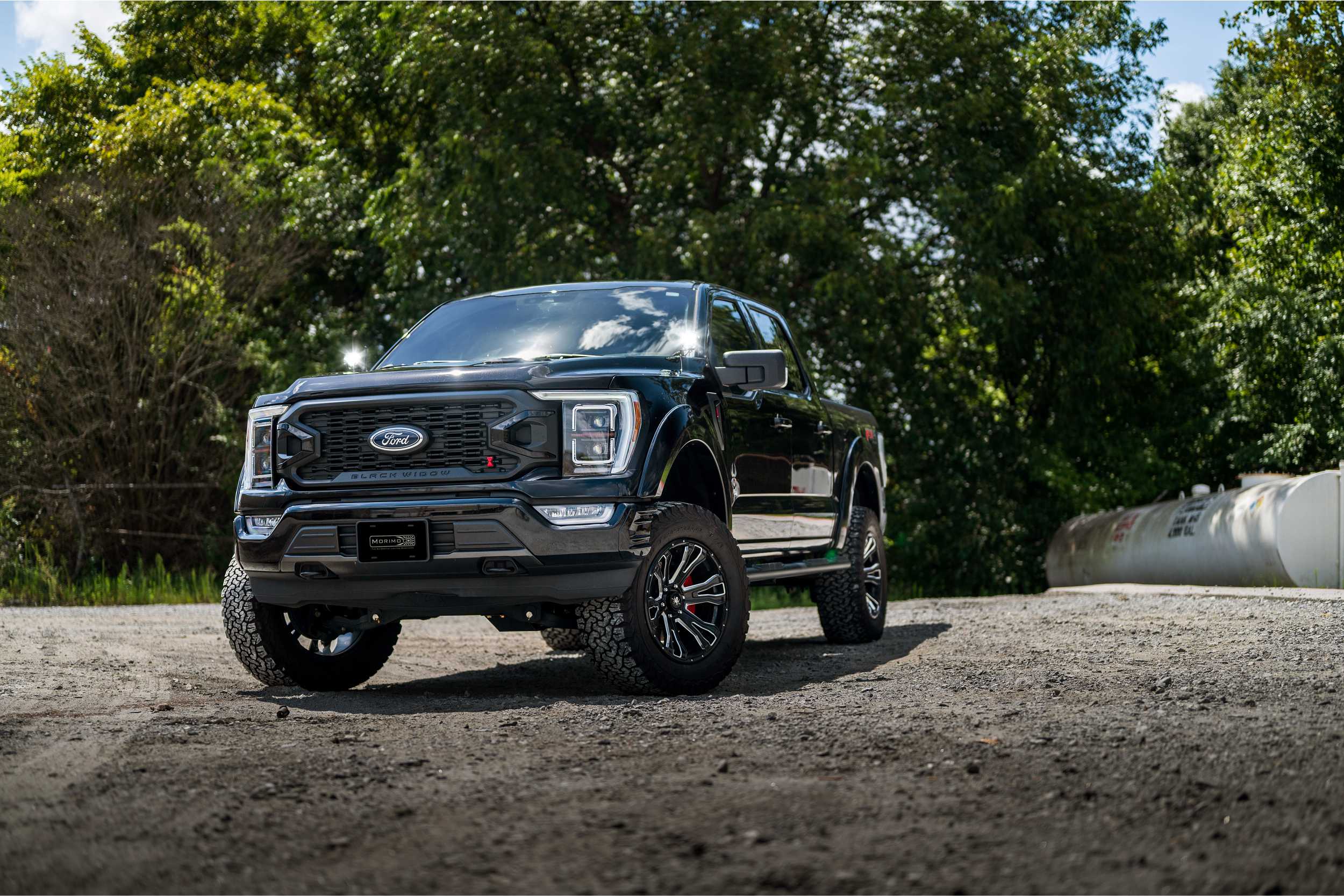 Morimoto 4Banger Ditch Light Kit: 21+ F150 (NCS Yellow Combo Beam)