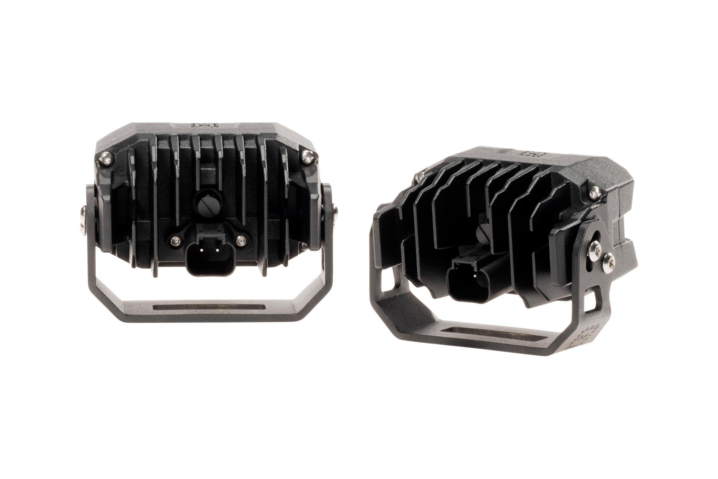 Morimoto 2Banger HXB LED Pods (SAE Wide / Yellow / Set)
