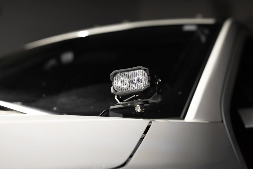 Morimoto 2Banger Ditch Light Kit: 17-22 Super Duty (NCS White Combo Beam)