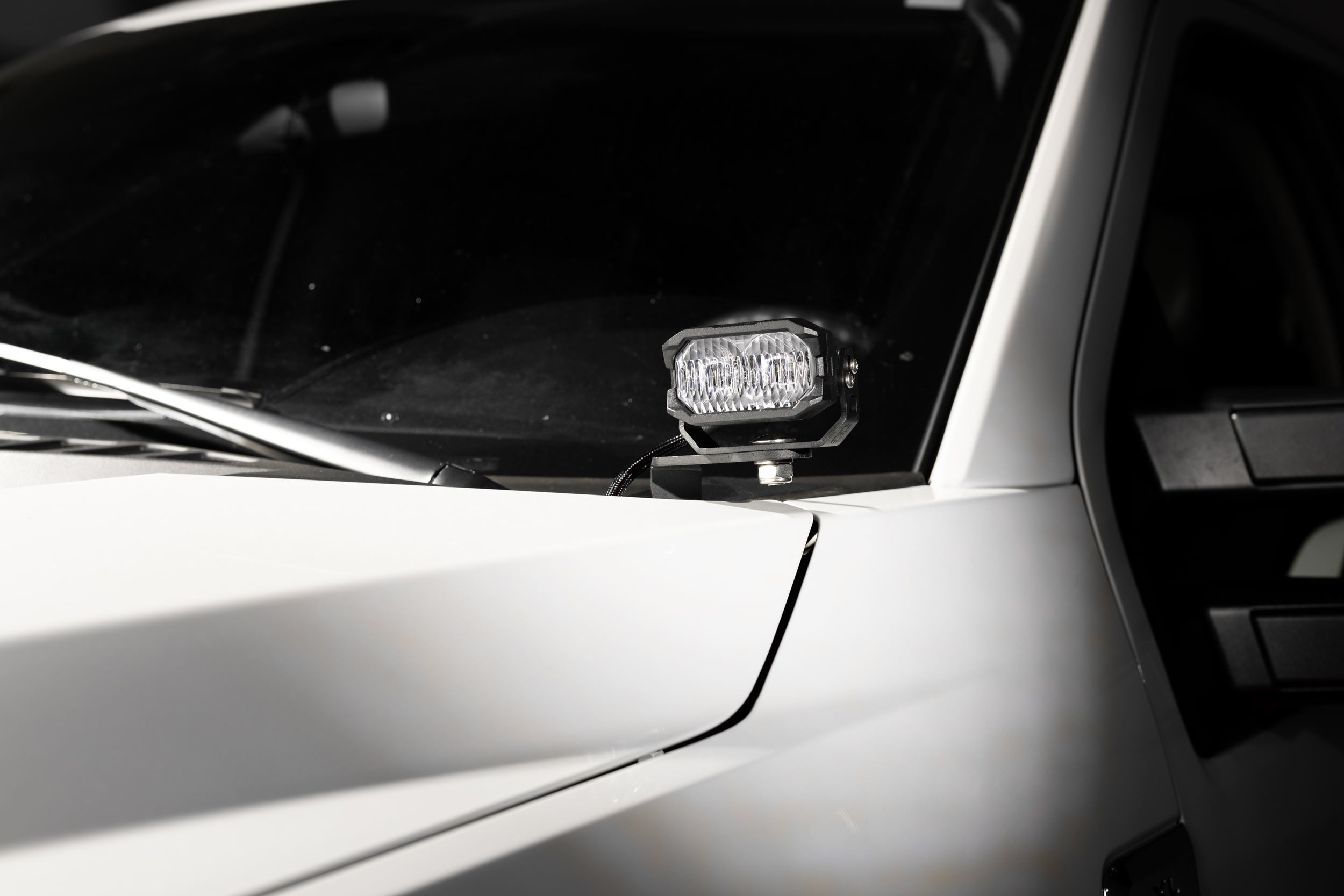 Morimoto 2Banger Ditch Light Kit: 17-22 Super Duty (NCS White SAE Wide Beam)