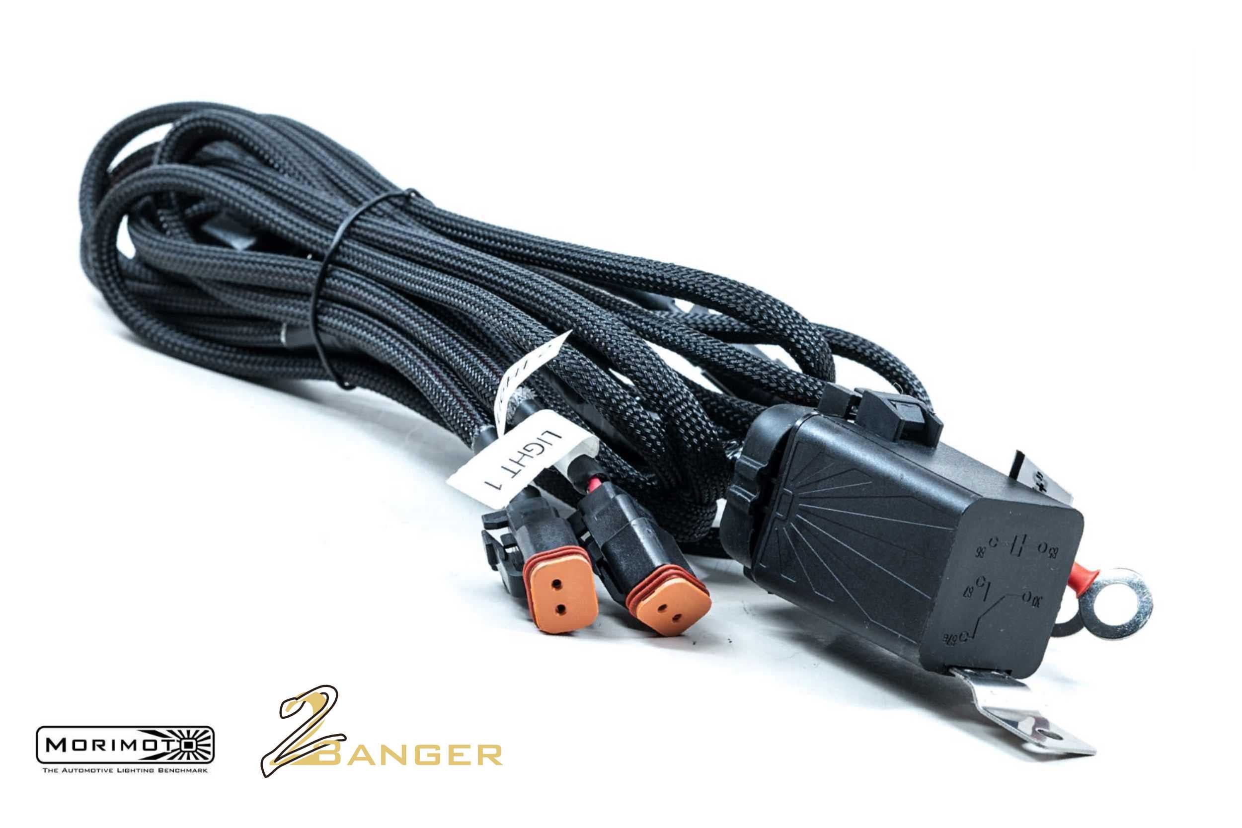 Morimoto 2Banger Ditch Light Kit: 10-13 4Runner (HXB White SAE Wide Beam)