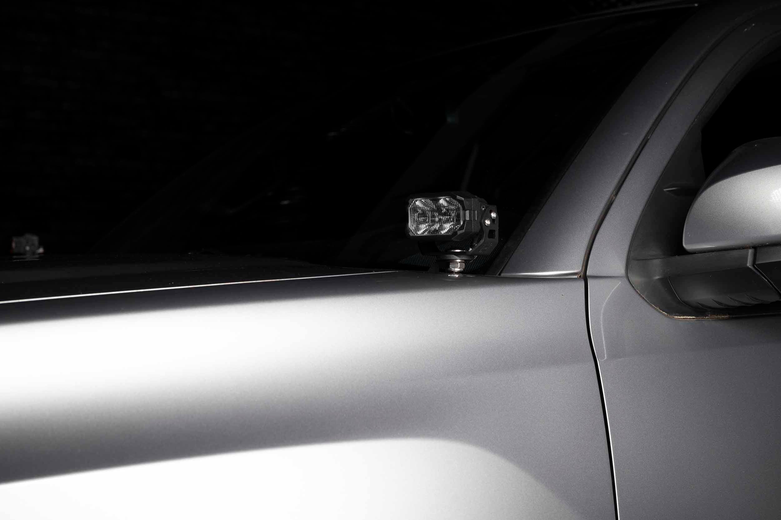 Morimoto 2Banger Ditch Light Kit: 16-23 Tacoma (HXB White Spot Beam)