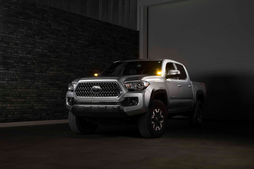 Morimoto 2Banger Ditch Light Kit: 16-23 Tacoma (HXB White Flood Beam)