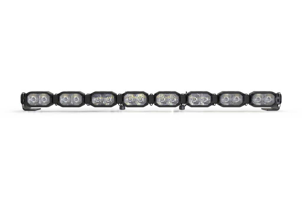 Single-Row BangerBar: (8 Pod / 31.5") (HXB Power - White/Yellow)