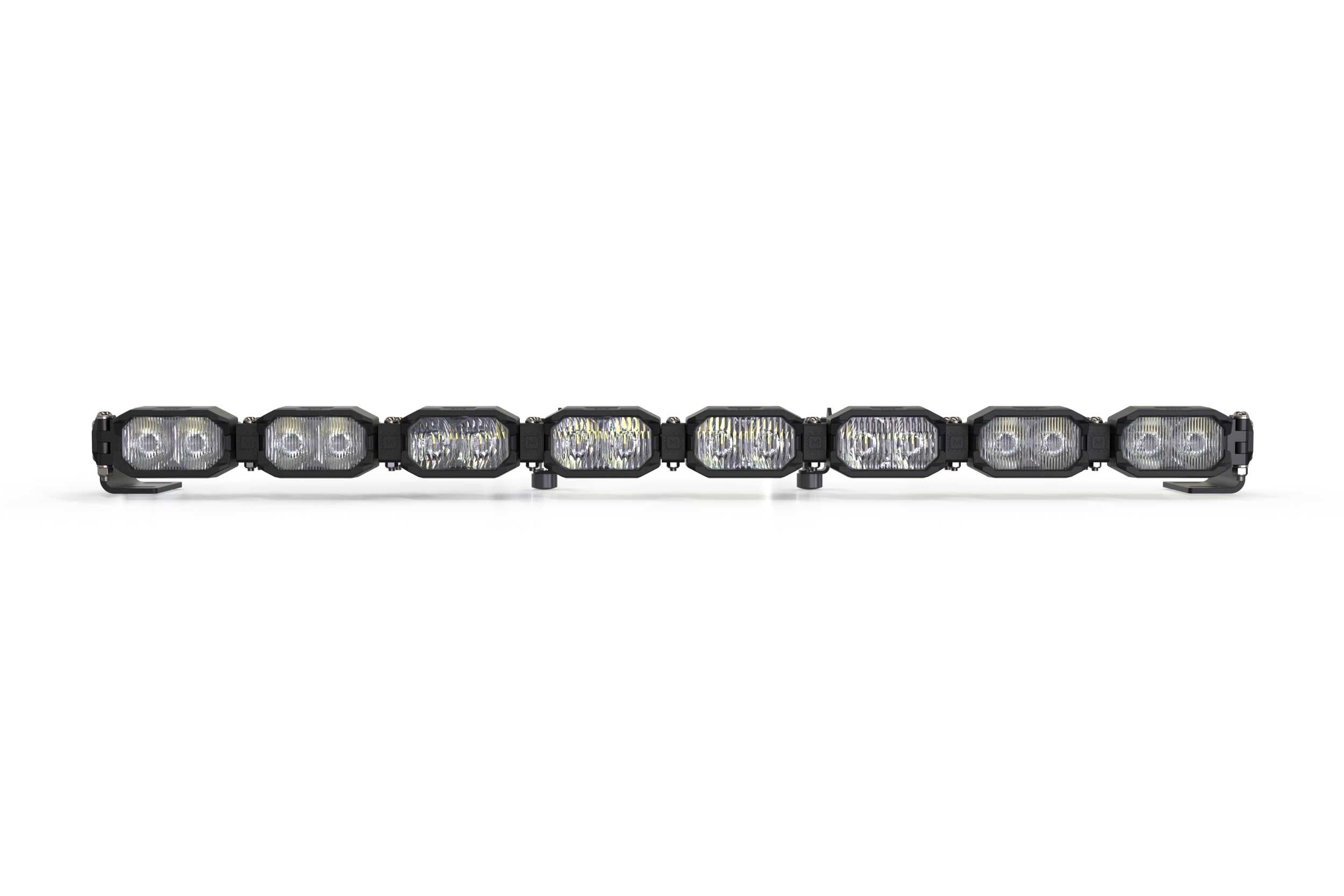 Single-Row BangerBar: (8 Pod / 31.5") (HXB Power - White/Yellow)