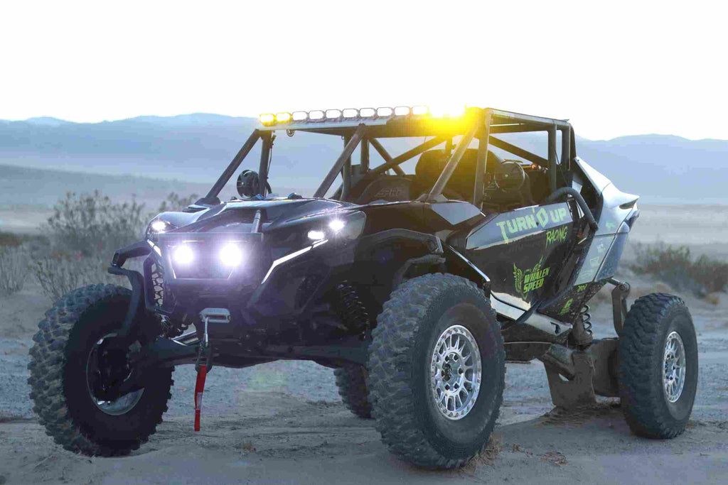 Single-Row BangerBar: (12 Pod / 47") (HXB Power - White/Yellow)