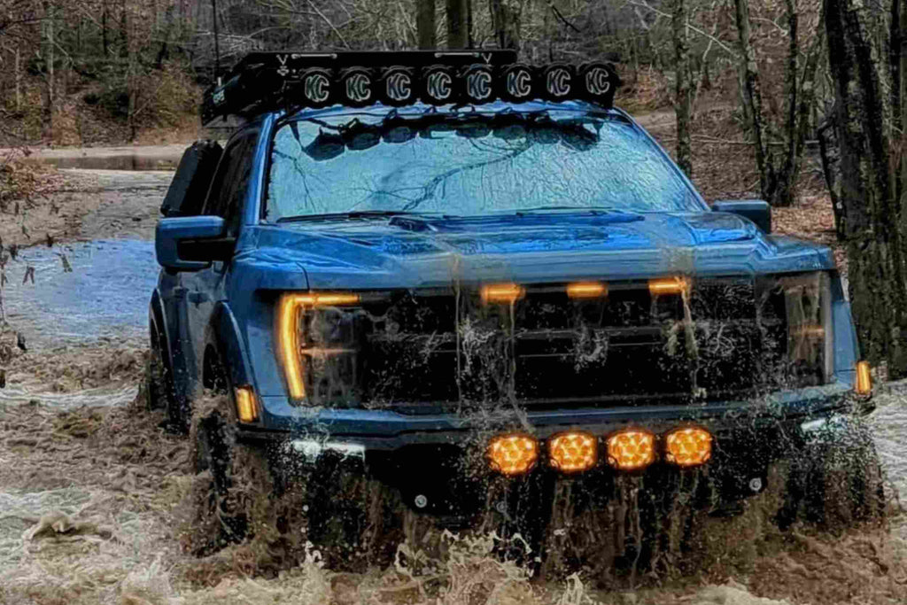 Triple-Row BangerBar: (4 Pod / 29") (NCS Power - White/Yellow)