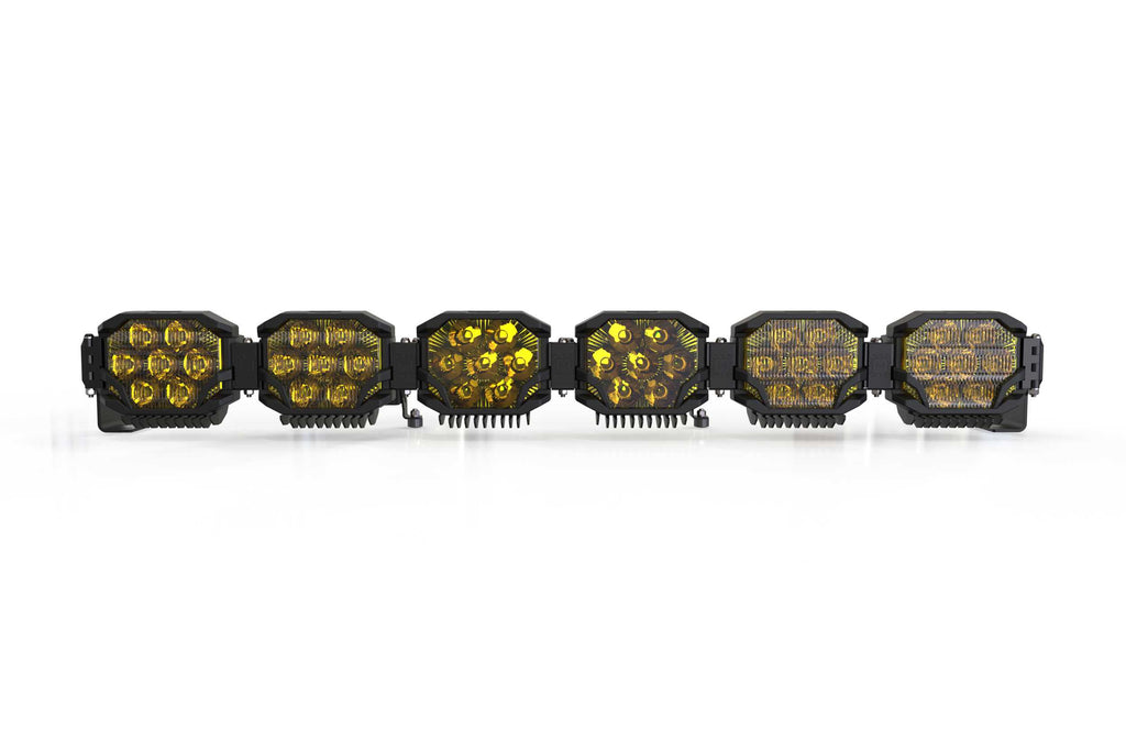 Triple-Row BangerBar: (6 Pod / 43") (NCS Power - White/Yellow)