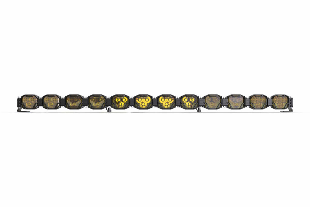 Double-Row BangerBar: (12 Pod / 48.5") (NCS Power - Yellow)