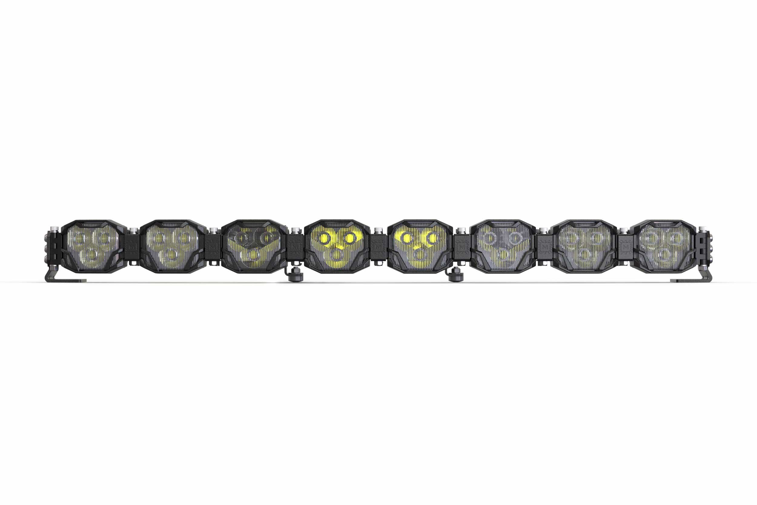 Double-Row BangerBar: (8 Pod / 32.5") (NCS Power - White)
