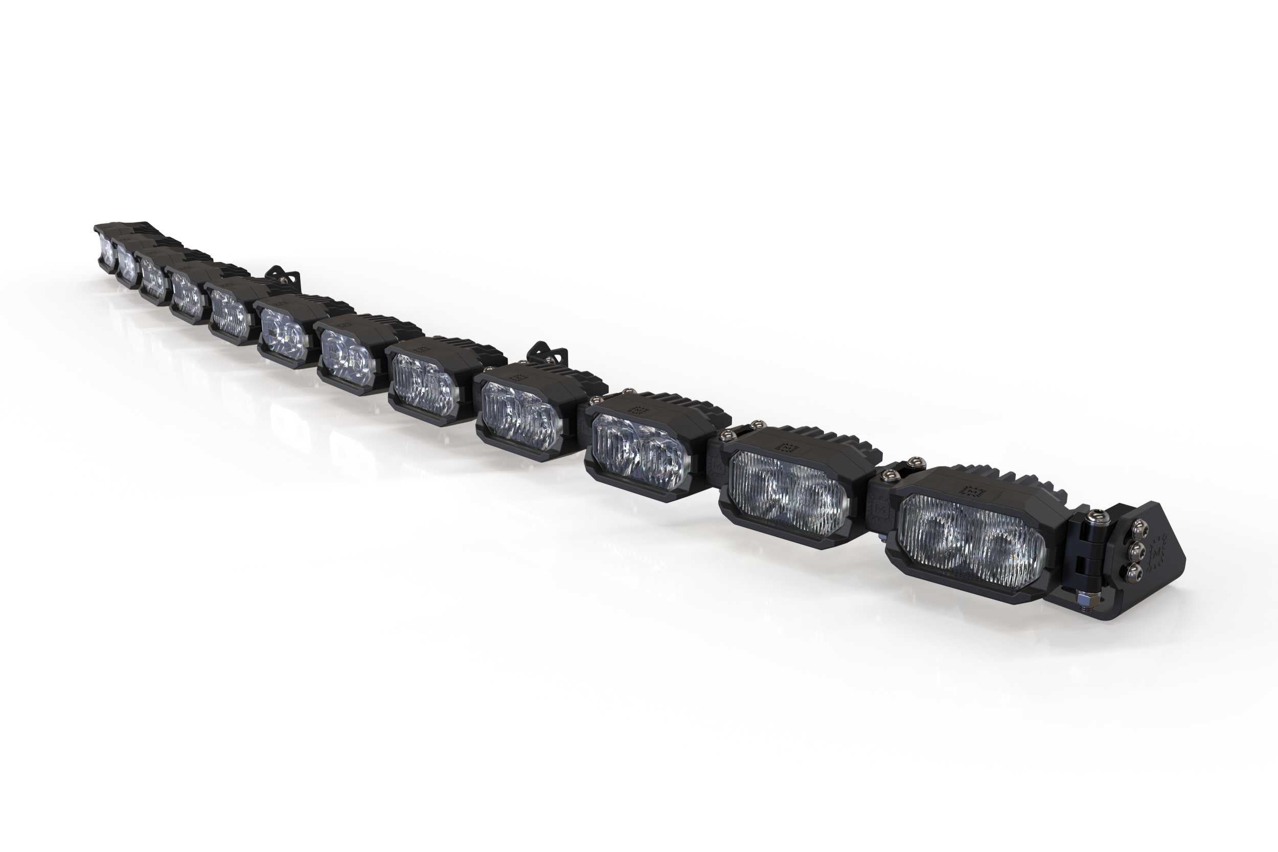 Single-Row BangerBar: (12 Pod / 47") (HXB Power - White)