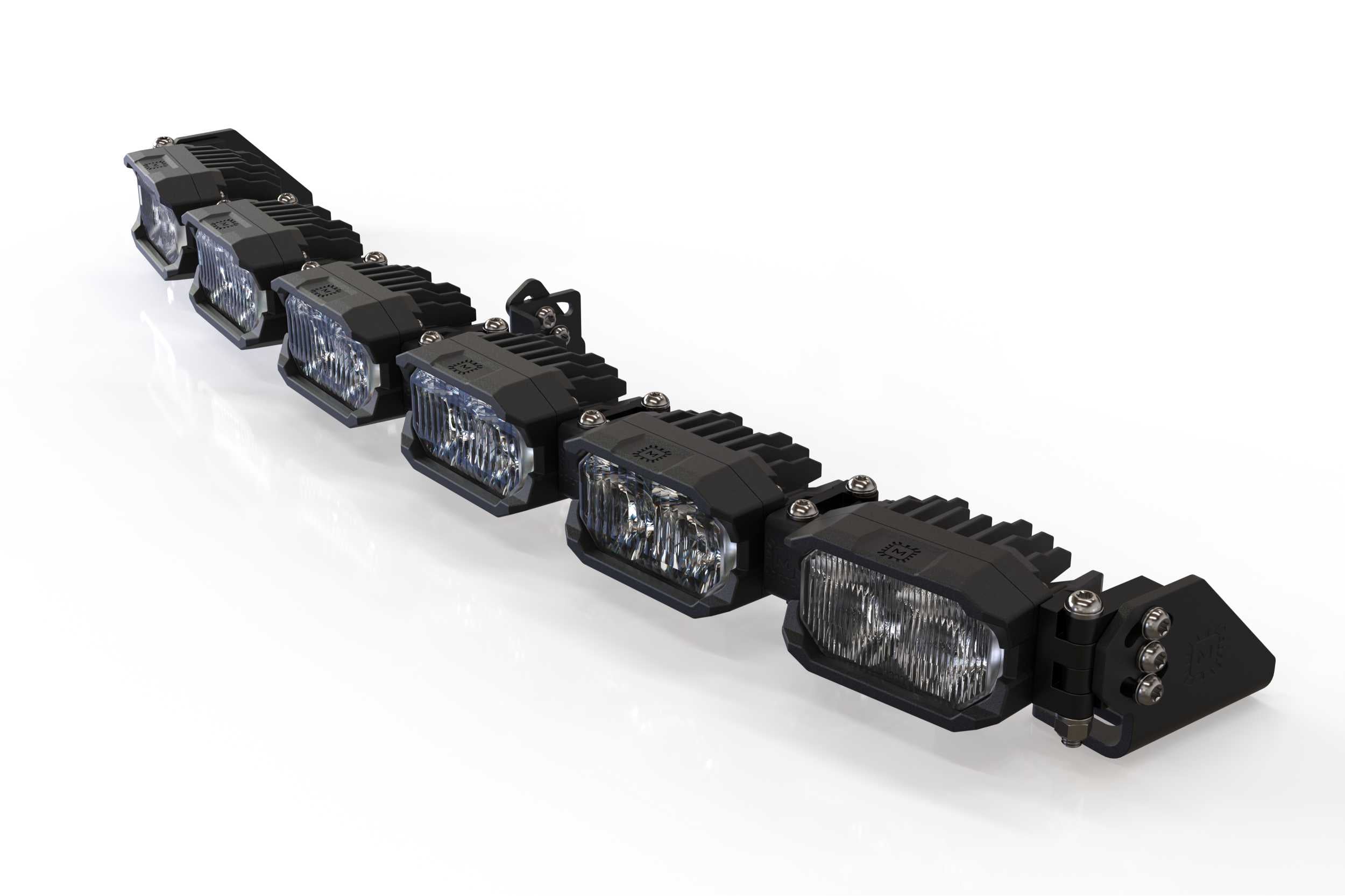 Single-Row BangerBar: (6 Pod / 24") (NCS Power - White)
