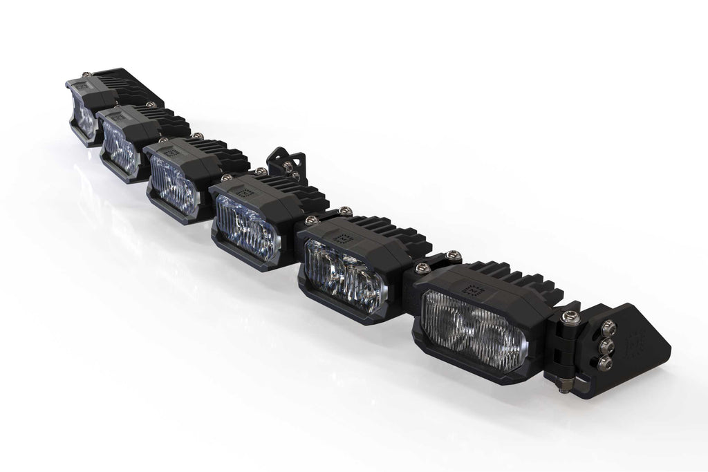 Single-Row BangerBar: (6 Pod / 24") (HXB Power - White)