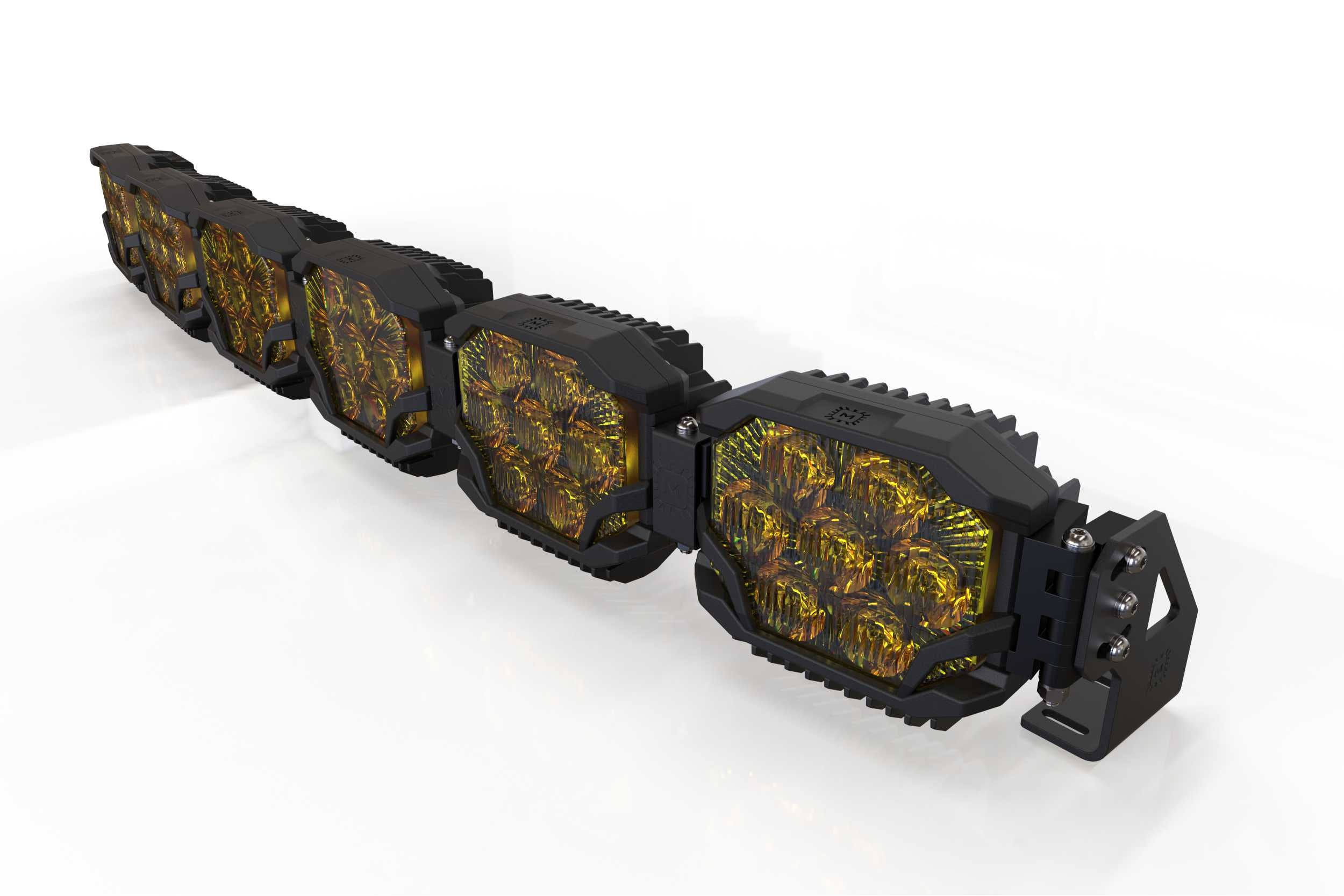 Triple-Row BangerBar: (6 Pod / 43") (NCS Power - Yellow)