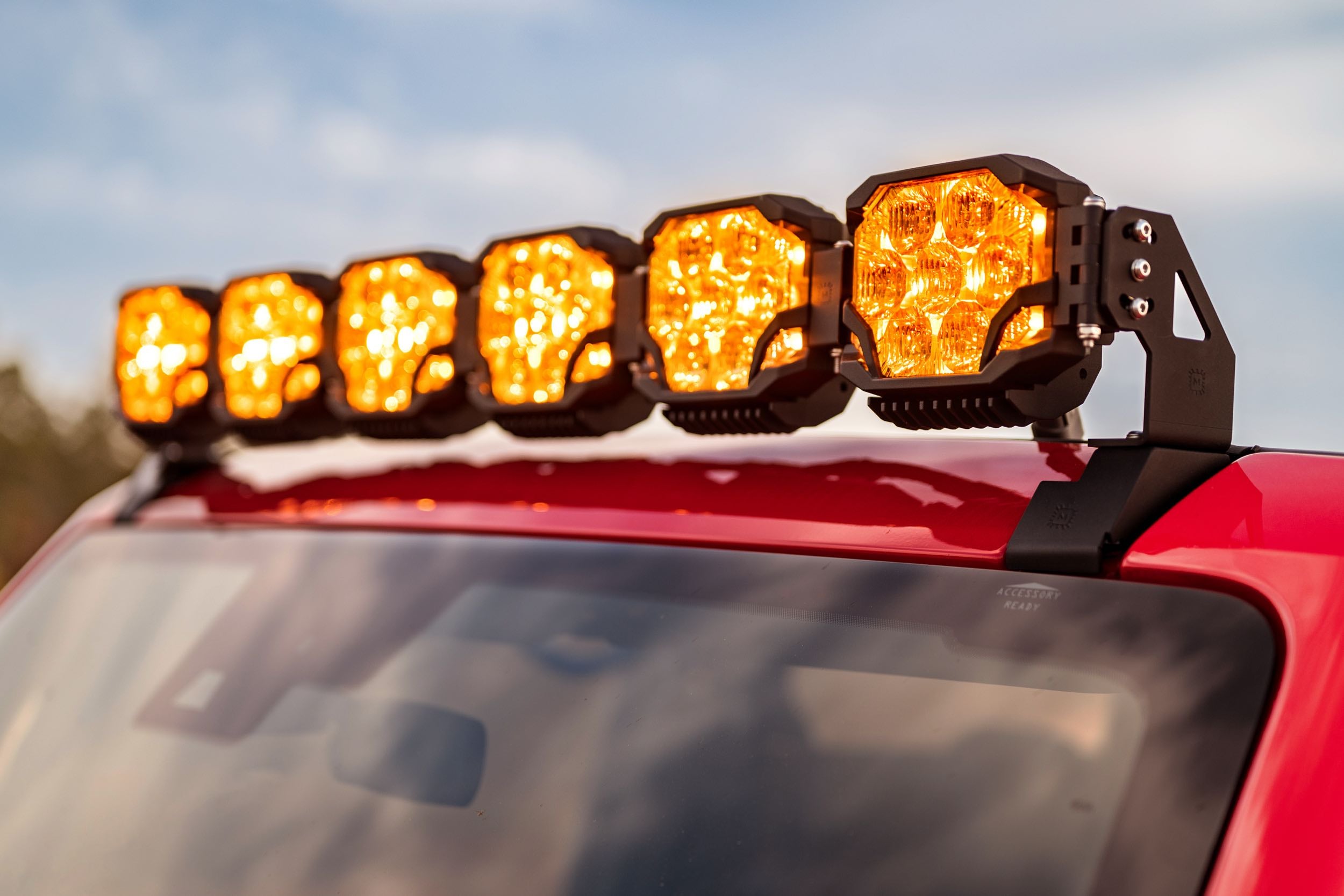 Triple-Row BangerBar: (6 Pod / 43") (NCS Power - Yellow)
