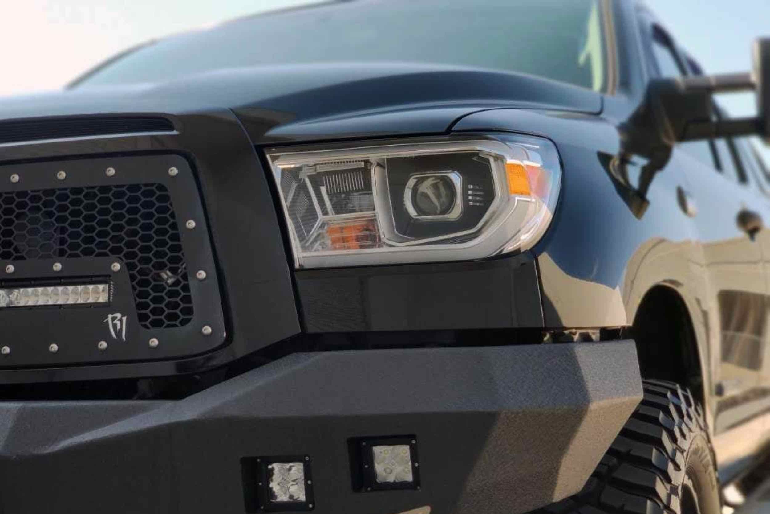 AlphaRex (LUXX-Series) (07-13) Toyota Tundra LED G2 Projector Headlights - Black
