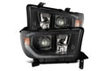 AlphaRex (LUXX-Series) (07-13) Toyota Tundra LED G2 Projector Headlights - Alpha-Black