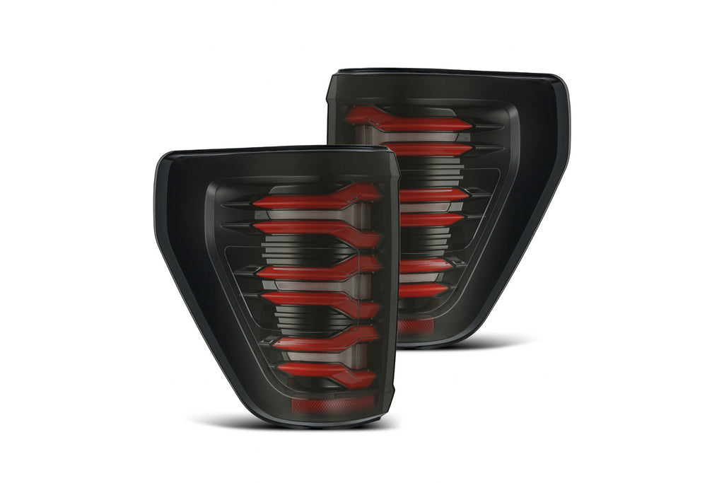 AlphaRex (LUXX-Series) (21-22) Ford F150 LED Tail Lights - Black-Red