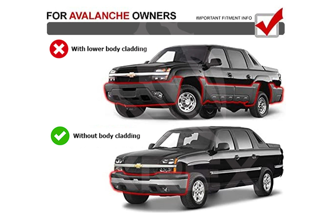 AlphaRex (NOVA-Series) (03-06) Chevrolet Silverado Projector Headlights with LED Bumper Lights - Alpha-Black