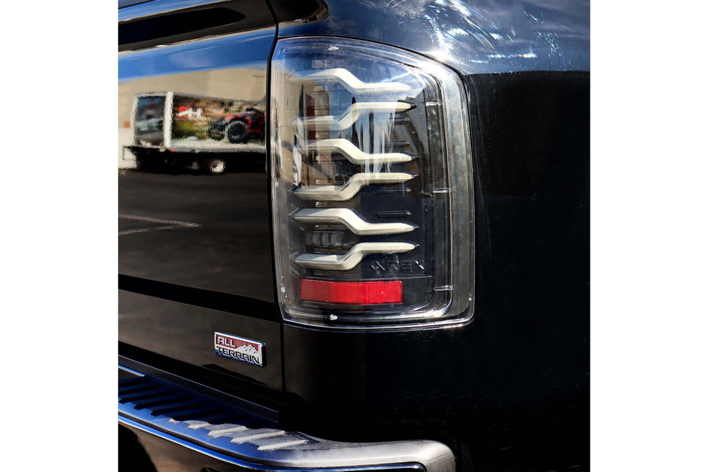 AlphaRex (LUXX-Series) (14-18) GMC Sierra LED Tail Lights - Alpha Black