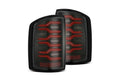 AlphaRex (LUXX-Series) (14-18) GMC Sierra LED Tail Lights - Black-Red