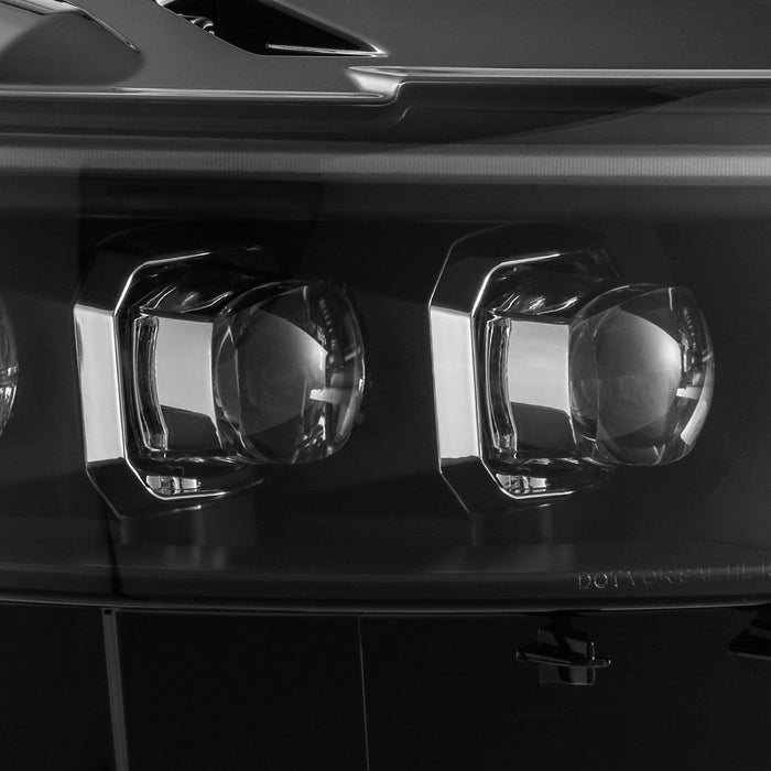 AlphaRex (NOVA-Series) (15-17) Ford Mustang Projector Headlights - Black