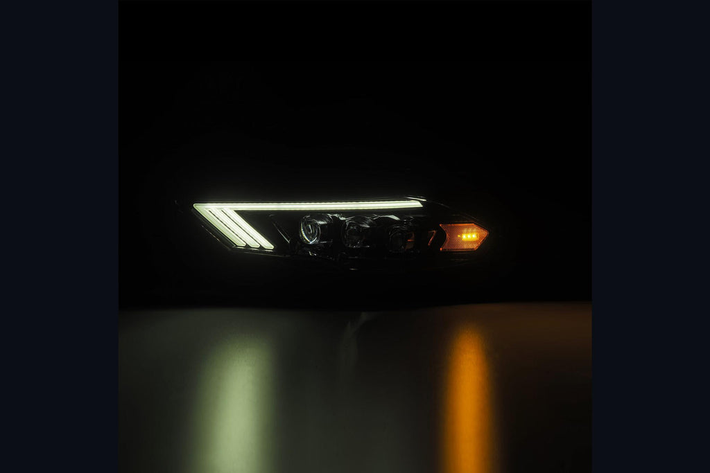 AlphaRex (NOVA-Series) (18-22) Ford Mustang Projector Headlights - Alpha-Black