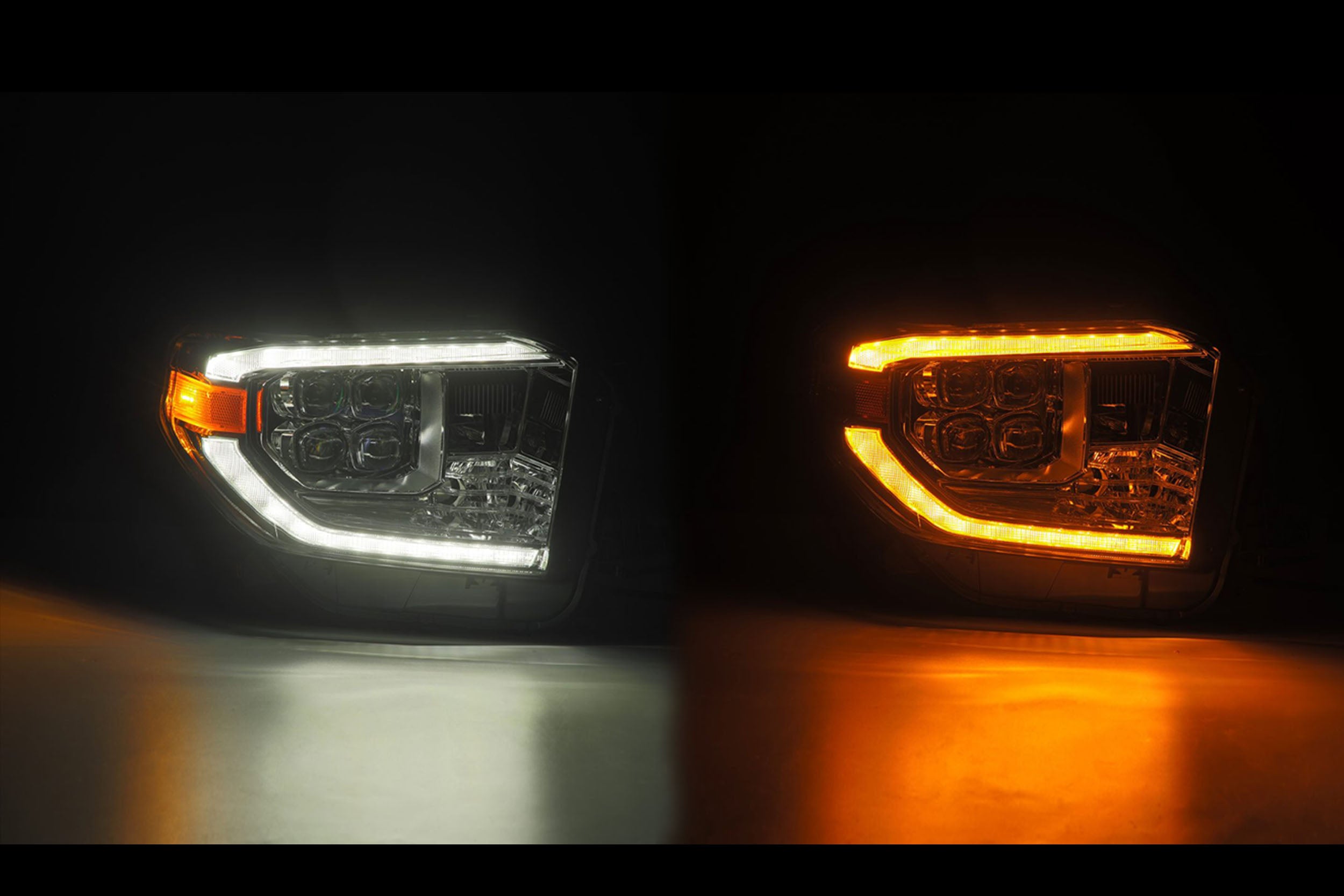 AlphaRex (Nova-Series) (14-21) Toyota Tundra LED Projector Headlights - Black