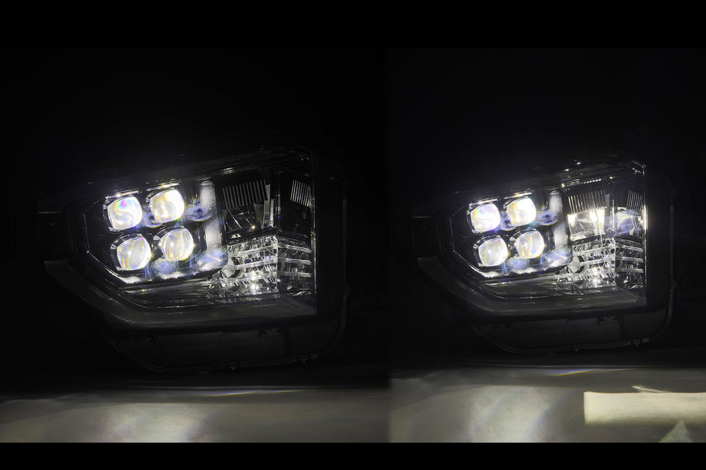 AlphaRex (Nova-Series) (14-21) Toyota Tundra LED Projector Headlights - Black