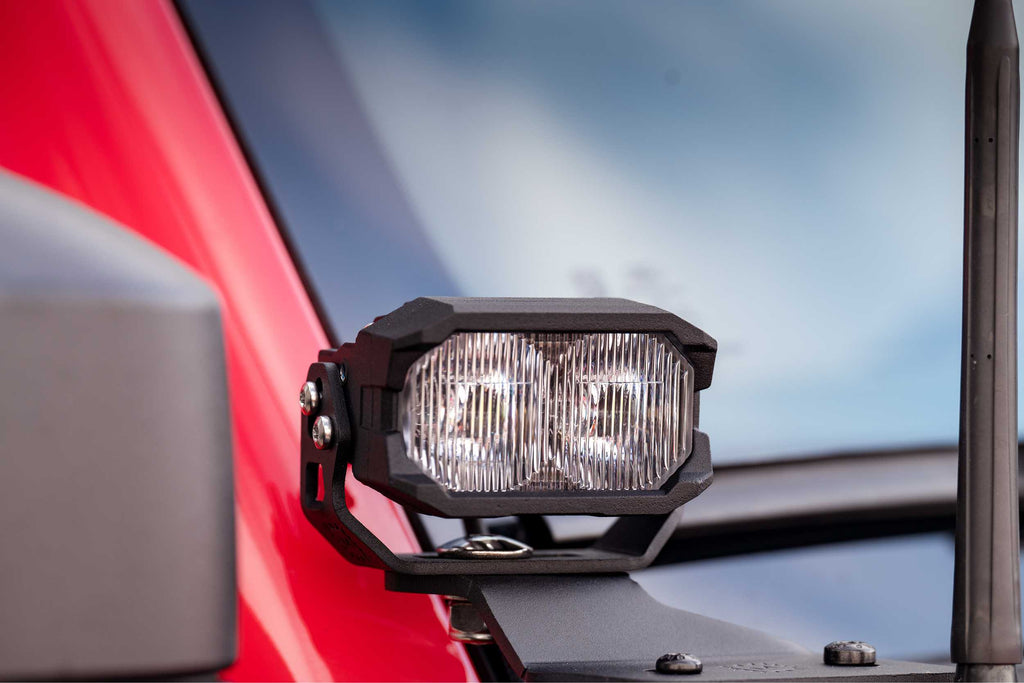 Morimoto 2Banger Ditch Light Kit: 21+ F150 (HXB Yellow Combo Beam)