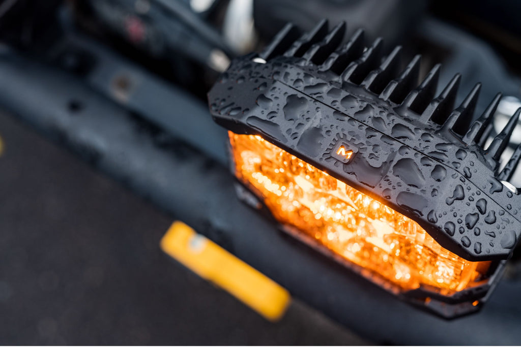 Morimoto BigBanger Ditch Light Kit: 21+ F150 (NCS Yellow Combo Beam)