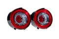 XB LED Tail Lights: Corvette C6 (05-13 / Red Lens / Set)