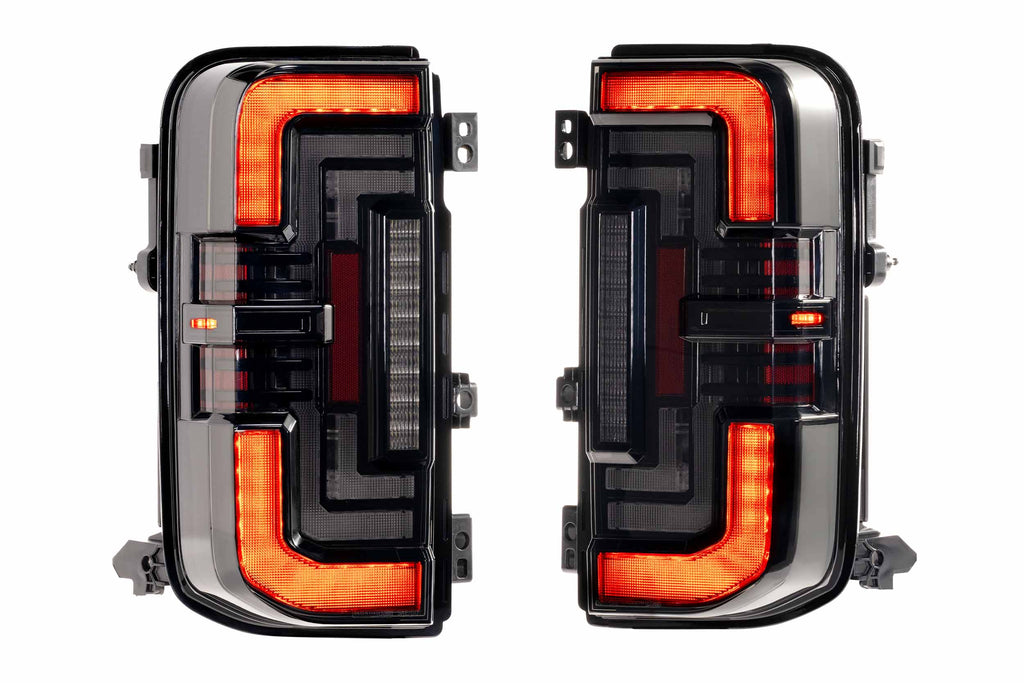 XB LED Tail Lights: Ford Bronco (21+ / Smoked Lens / Set)