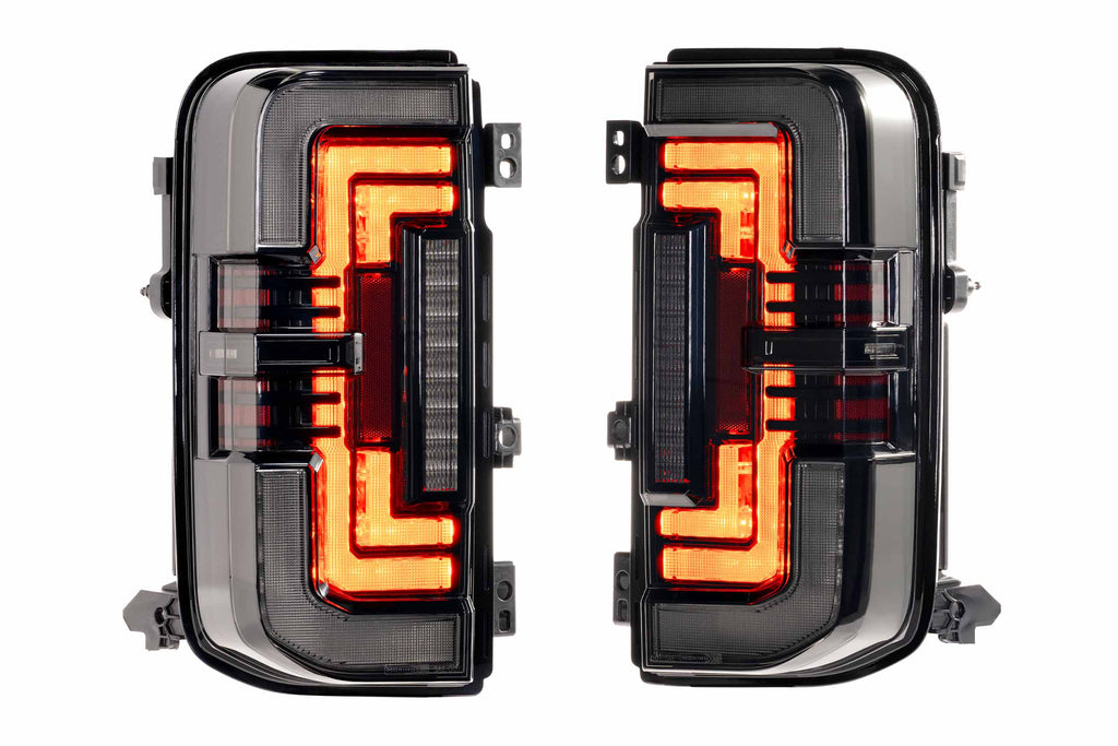XB LED Tail Lights: Ford Bronco (21+ / Smoked Lens / Set)