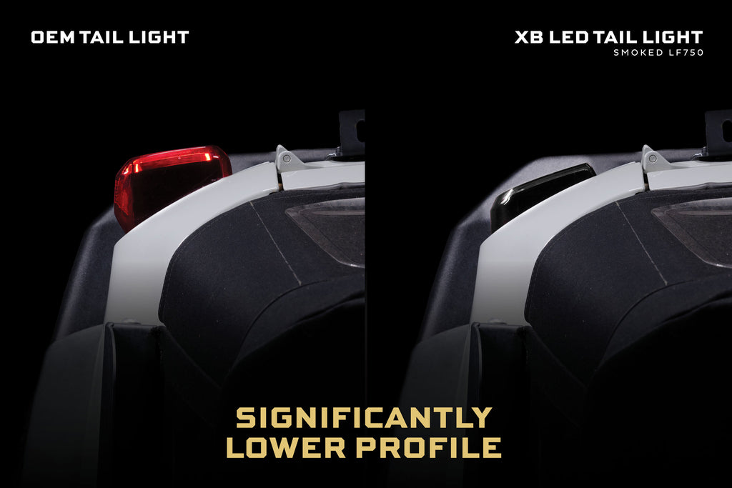 XB LED Tail Lights: Ford Bronco (21+ / Smoked Lens / Set)