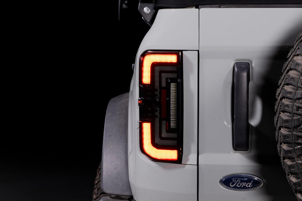 XB LED Tail Lights: Ford Bronco (21+ / Smoked Lens / Set)
